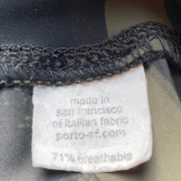 Porto SF Elegant Asymmetrical Black and Green Skirt Size 3 (10) M - Picture 8 of 9